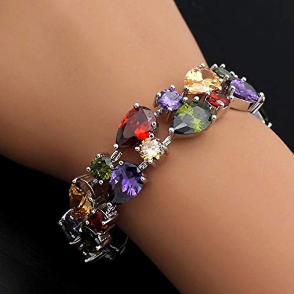 Multi Gemstone Bracelet - Picture 4 of 8